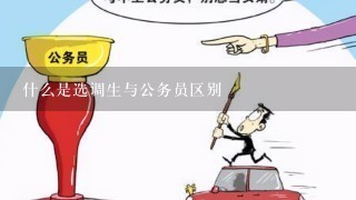 什么是选调生与公务员区别