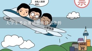 大学生考公务员需要什么条件