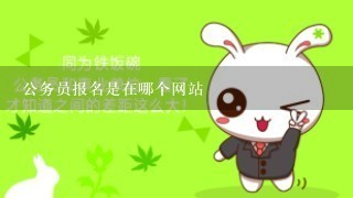 公务员报名是在哪个网站