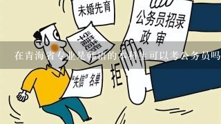 在青海省专业是韩语的本科生可以考公务员吗